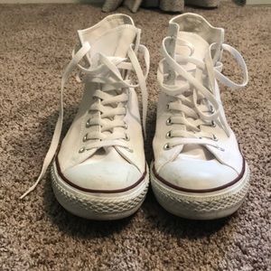 White high top Converse